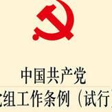 中国共产党党组工作条例（试行）